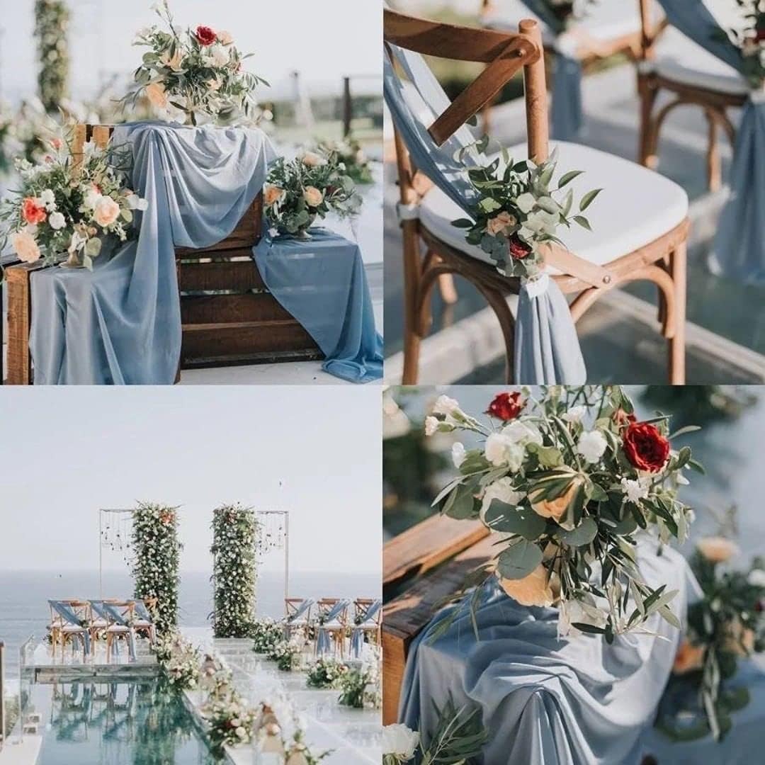 The Yard – Tela de gasa color lila de 10 yardas, tela transparente de color sólido para bodas, eventos, drapeado, vestido de arco, costura,