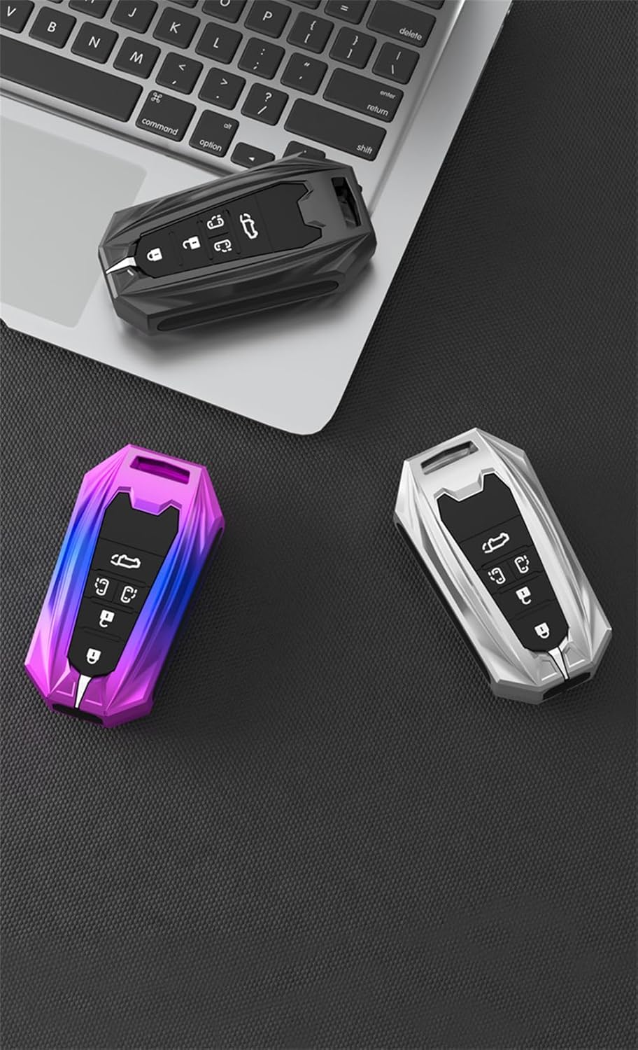 Funda de aleación de zinc compatible con Toyota Sienna 2021 2022 2023 6 botones