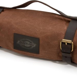 Dickies Organizador portátil para cuchillos de chef y rollo de almacenamiento de cubiertos, lona encerada y cuero, tamaño mediano Dickies Organizador portátil para cuchillos de chef y rollo de almacenamiento de cubiertos, lona encerada y cuero, tamaño mediano