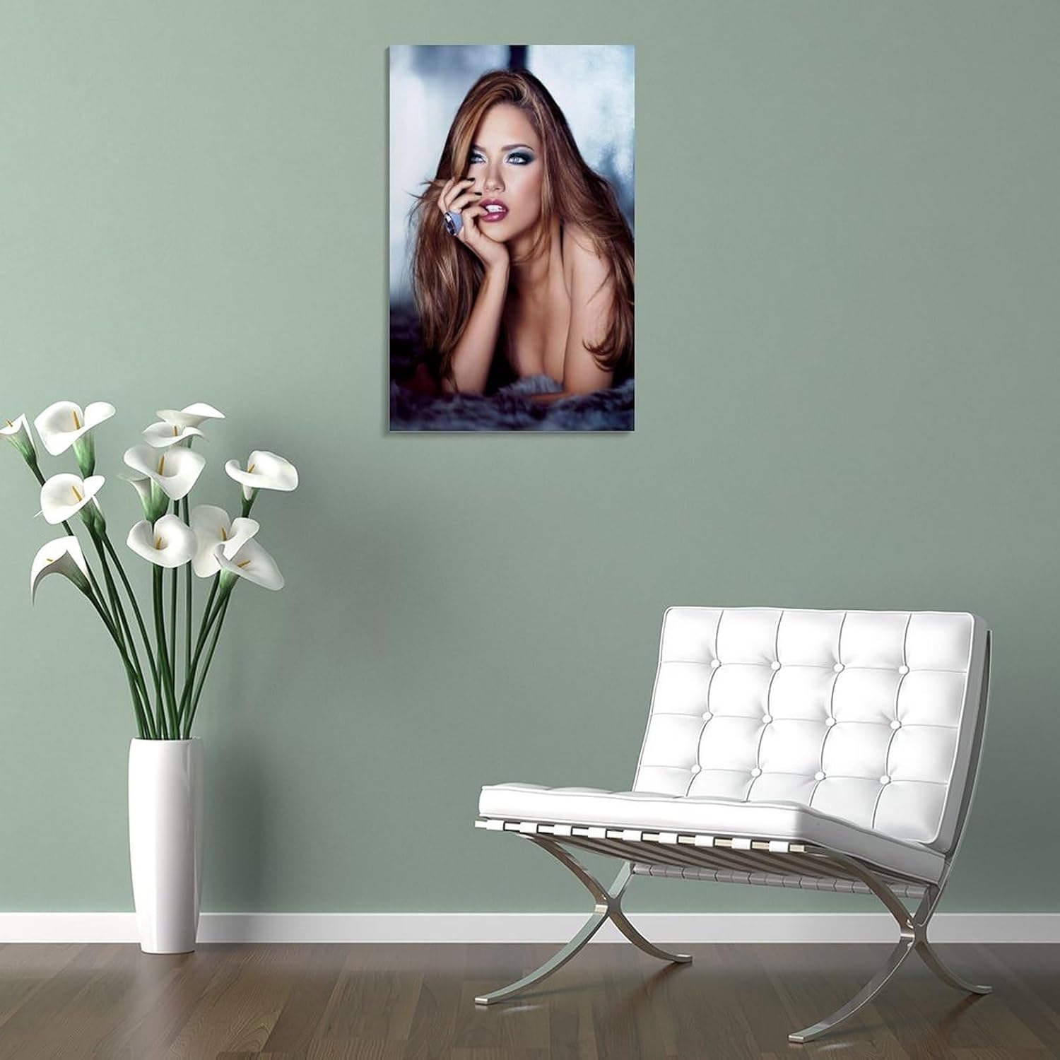 Habitaciones Afiches Estética Adriana Lima Afiches Sexy Pintura De Lona Afiches Y Estampas Arte De P Póster Pintura Decorativa Lienzo Póster de