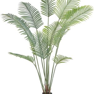 VEVOR Palmera artificial, planta sintética de 6 pies de alto, material de polietileno seguro y protección de inclinación anti-punta, planta de bajo VEVOR Palmera artificial, planta sintética de 6 pies de alto, material de polietileno seguro y protección de inclinación anti-punta, planta de bajo