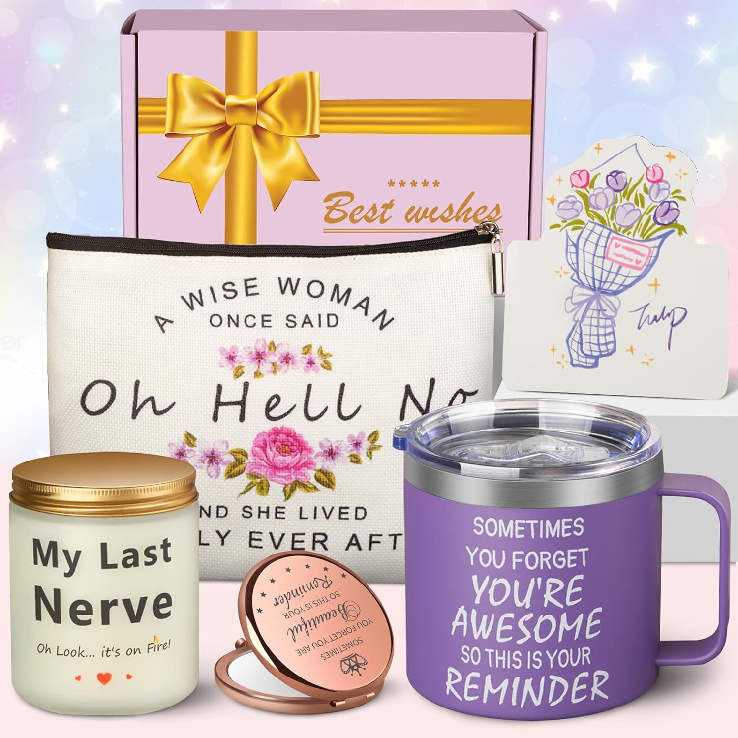 Regalos para mujeres, regalos de cumpleaños para mujeres, regalos divertidos de Navidad para mejores amigas, hermana, mamá, esposa, novia, compañera