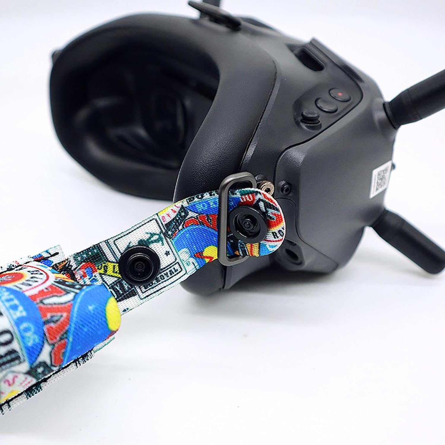 ZEZEFUFU Correa de cabeza ajustable para DJI FPV gafas V2 accesorios graffiti colorido diadema correa fija