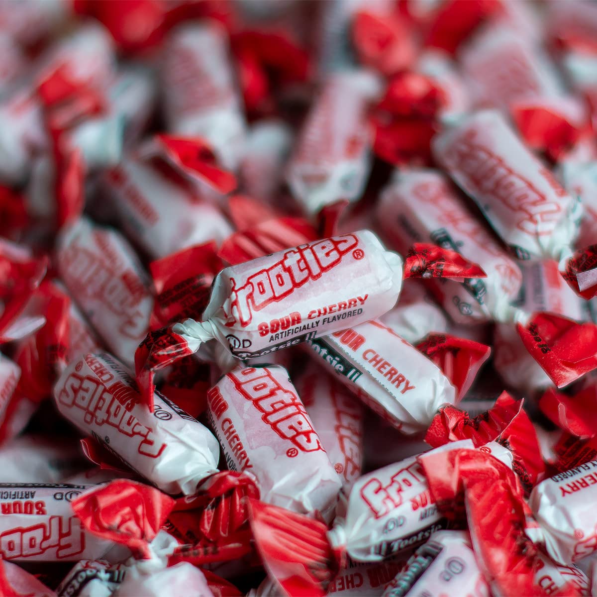 Sour Cherry Frooties – Tootsie Roll Chewy Candy – 360 piezas, bolsa de 38.8 onzas (paquete de 2)