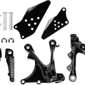 Soportes para reposapiés delanteros para Kawasaki Ninja ZX6R 2005-2008, ZX636 2005-2006 (frontal-1) Soportes para reposapiés delanteros para Kawasaki Ninja ZX6R 2005-2008, ZX636 2005-2006 (frontal-1)