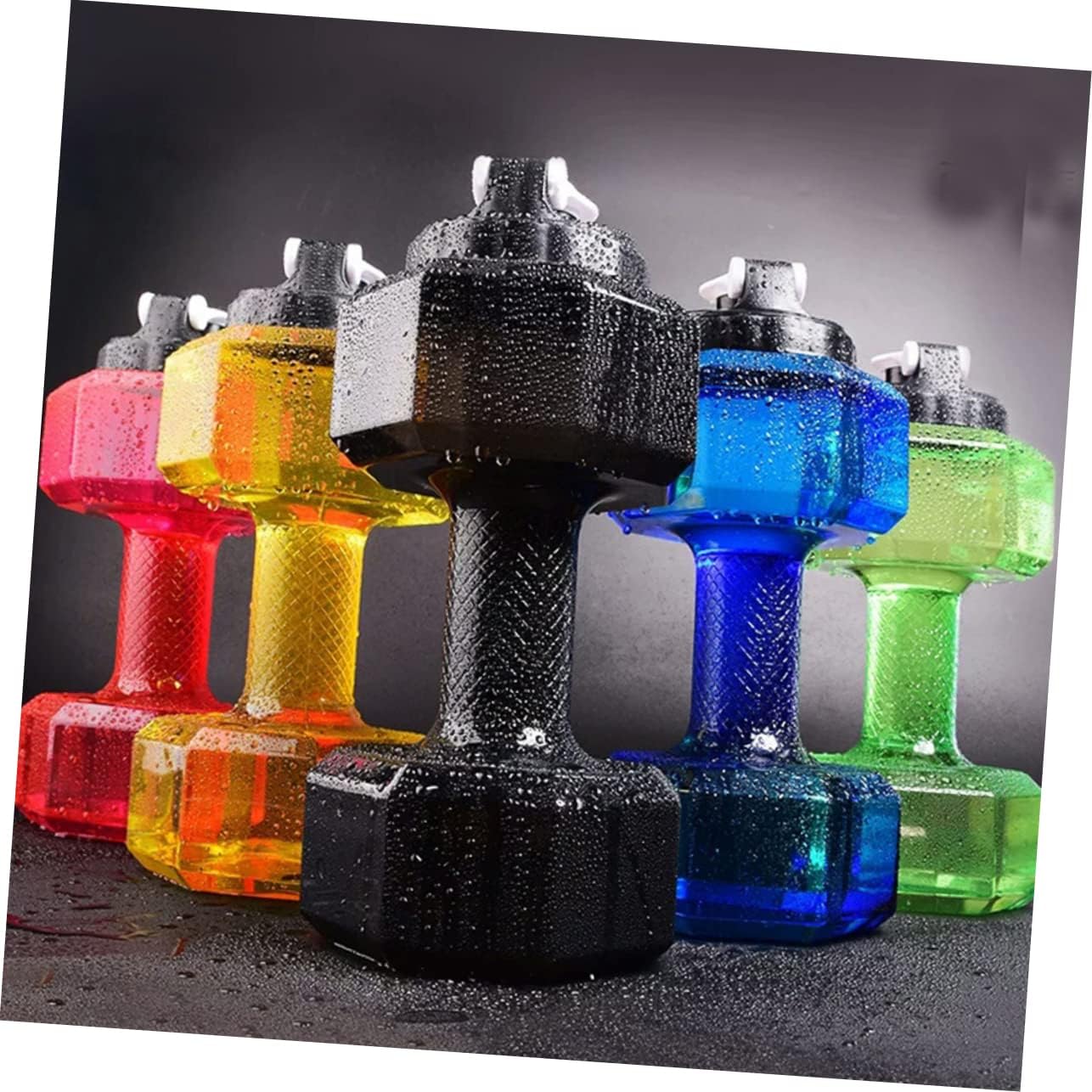 INOOMP Mancuerna ajustable, 1 unidad, mancuernas ajustables, hervidor de agua, mancuernas para fitness, levantamiento de pesas, taza de agua