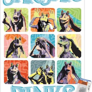 Trends International Star Wars The Phantom Menace – Póster de pared con frasco, diseño de cuadrícula, 22.37 x 34.00 pulgadas, paquete de póster y Trends International Star Wars The Phantom Menace – Póster de pared con frasco, diseño de cuadrícula, 22.37 x 34.00 pulgadas, paquete de póster y