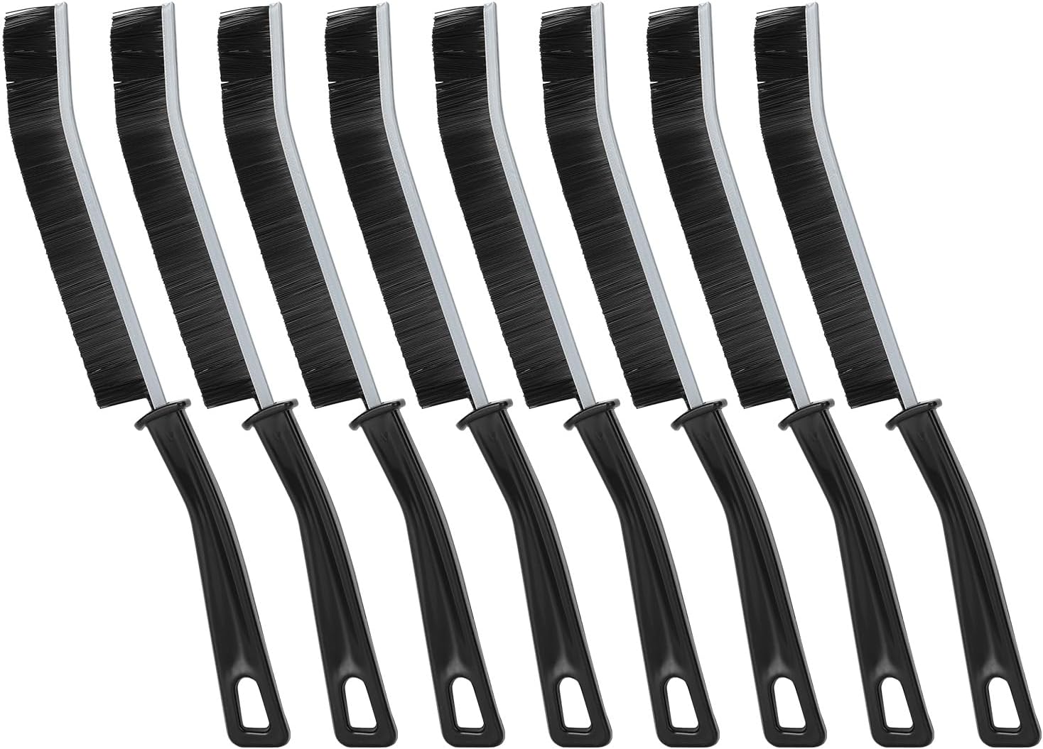 Cepillo de limpieza de huecos, cepillo de limpieza de hendiduras de cerdas duras para uso doméstico, cepillos de limpieza de baño para limpieza