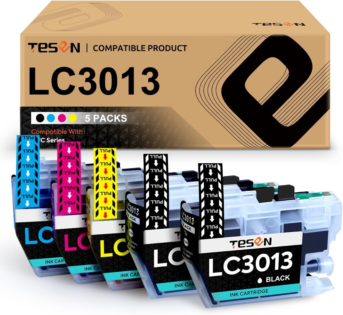 Cartucho de tinta compatible LC3013 de repuesto para Brother 3013 LC 3013 LC3011 Uso con Brother MFC-J491DW MFC-J895DW MFC-J497DW MFC-J690DW Series