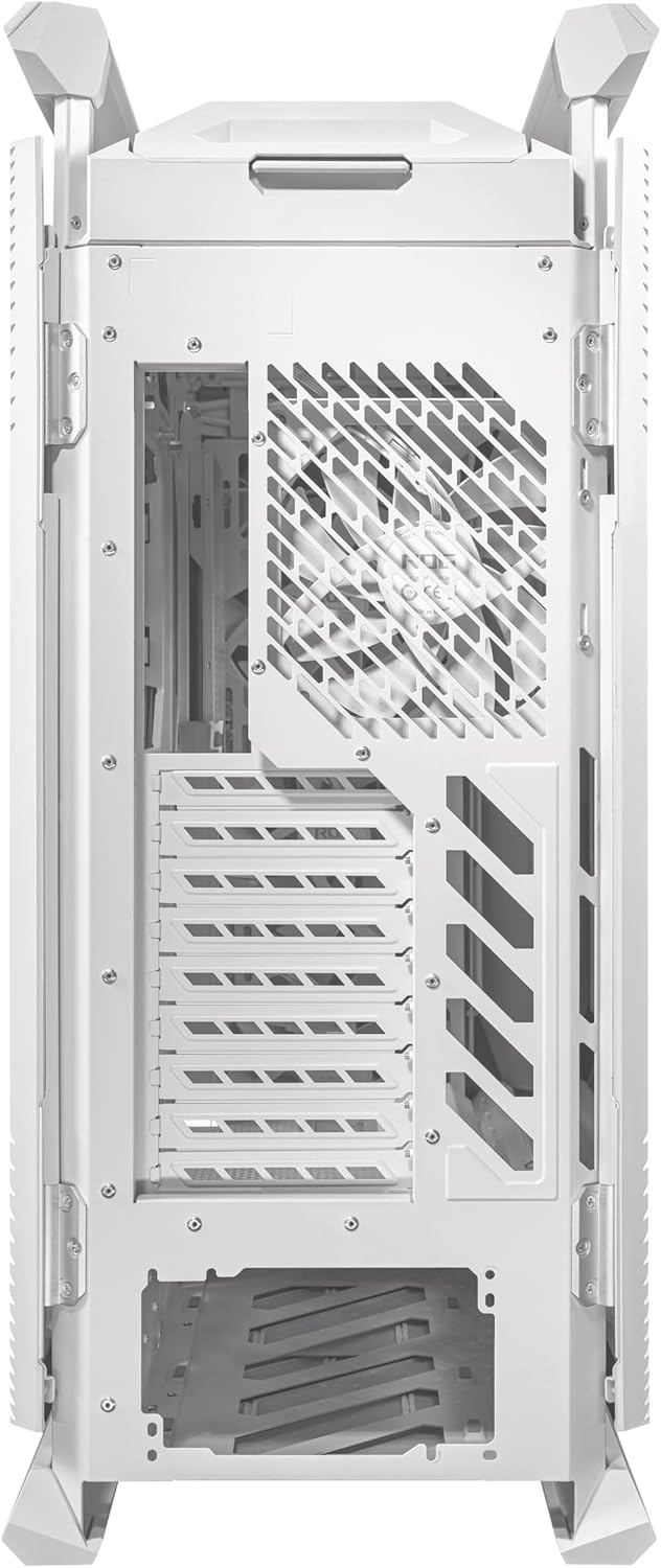 ASUS ROG Hyperion GR701 EATX – Carcasa para computadora de torre completa con estructura semiabierta, paneles laterales sin herramientas, soporta