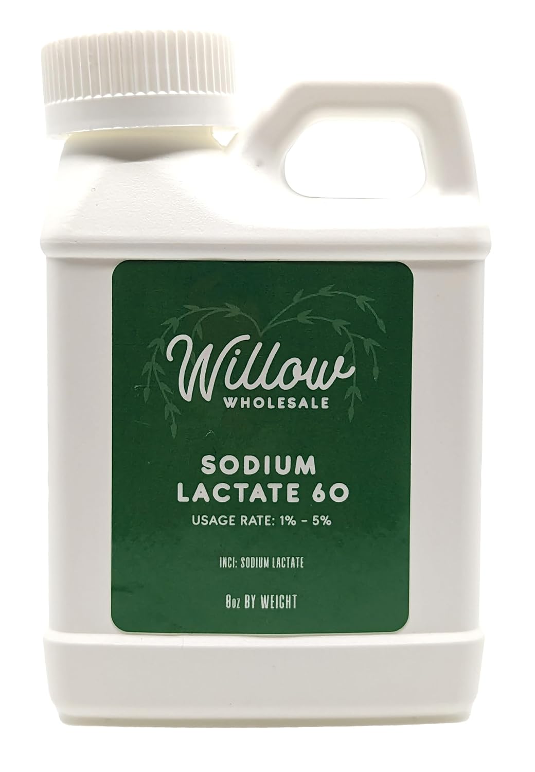 Lactato de sodio, 60% puro perservativo natural, fabricado en los Estados Unidos, lactato de sodio utilizado para hacer jabones y lociones, líquido