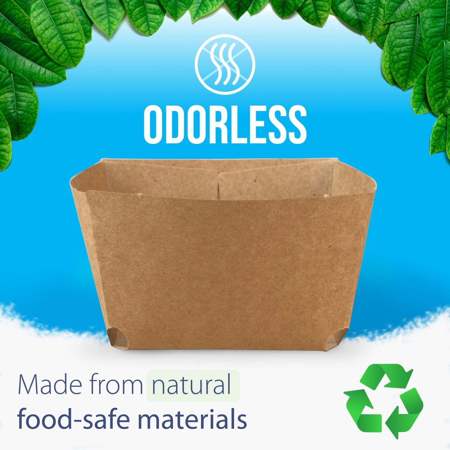 IDL Packaging Cesta de bayas de pinta, marrón (paquete de 500), recipientes de cartón fuertes y seguros para alimentos para congelar o almacenar