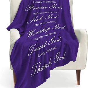 BOOPBEEP Regalos cristianos – Manta inspiradora con versículo de la Biblia, regalo religioso espiritual para mujeres, regalo de cumpleaños cristiano BOOPBEEP Regalos cristianos – Manta inspiradora con versículo de la Biblia, regalo religioso espiritual para mujeres, regalo de cumpleaños cristiano