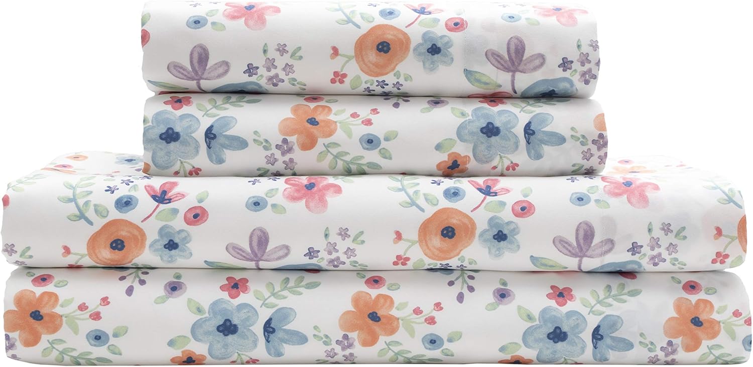 MALLARY BY MATTHEW – Juego de sábanas estampadas 100% microfibra súper suave para niños