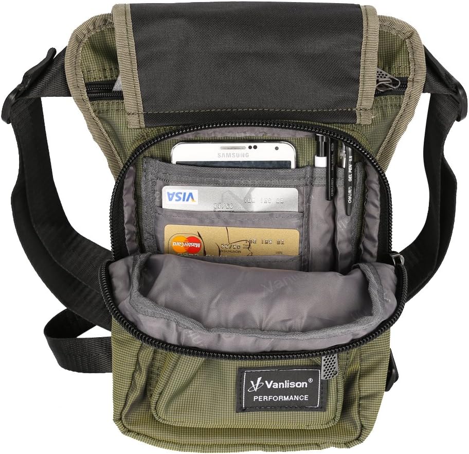 Impermeable Airsoft táctico gota pierna bolsa bolsa panel motocicleta bolsa