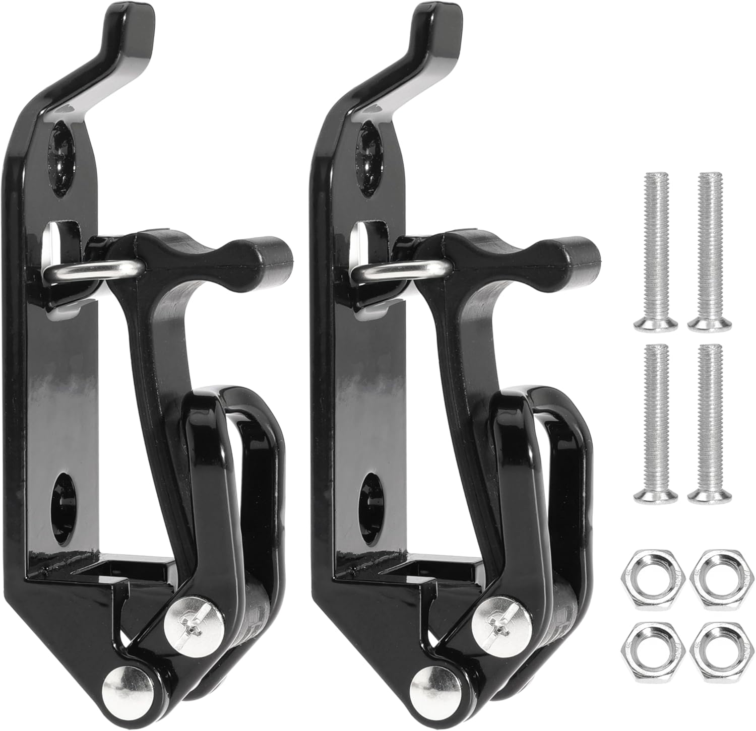 Kit de abrazadera de soporte de pala para portaequipajes de techo, soporte de montaje en pared, abrazaderas de goma de metal para camiones, barcos,