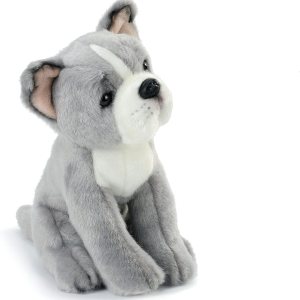 DEMDACO Pittie Mix Rescue Breed Dog – Figura de peluche gris de 10 pulgadas DEMDACO Pittie Mix Rescue Breed Dog – Figura de peluche gris de 10 pulgadas
