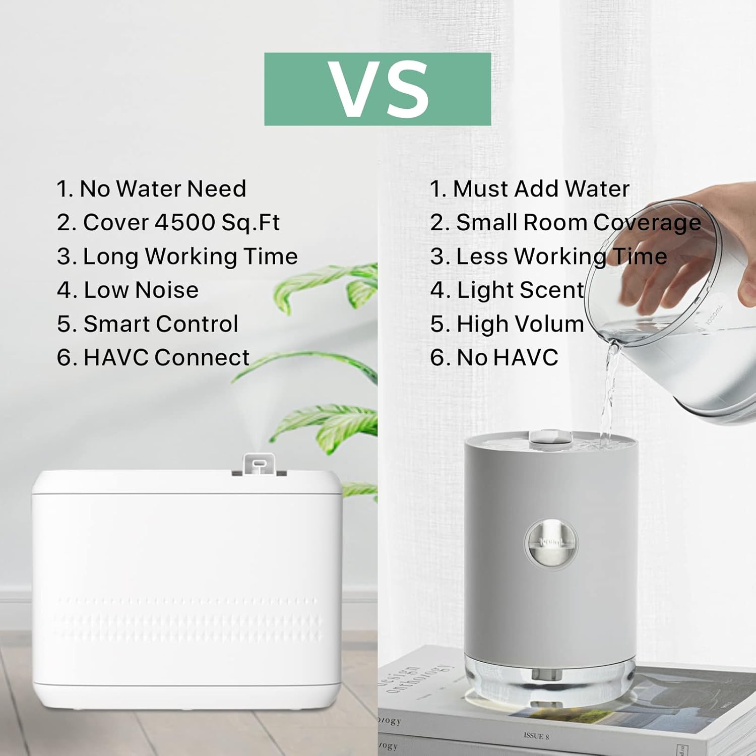 Smart Scent Air Machine Pro para el hogar, difusor de aroma HVAC para aceites esenciales, 28.7 fl oz, difusor de aromaterapia sin agua hasta 4500