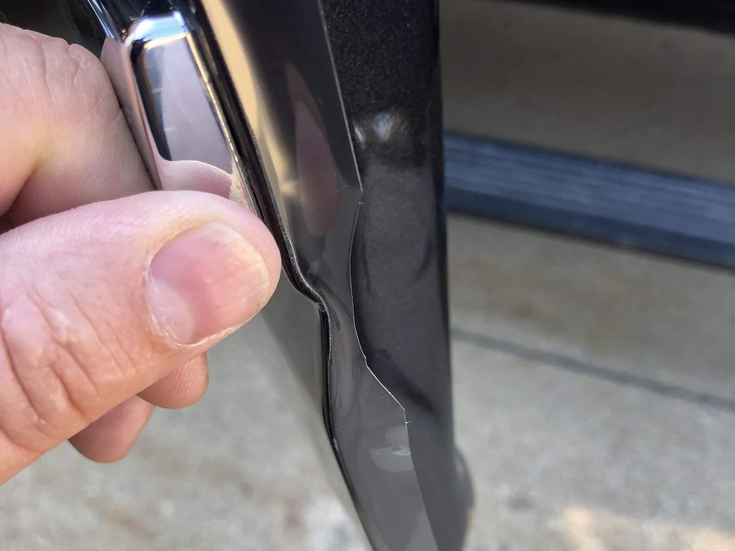 Protectores de borde de puerta compatibles con Dodge Ram 1500 2500 3500 2019-2020 Crew Cab solo 4 piezas de película protectora de pintura