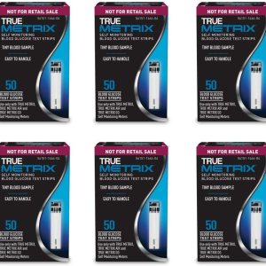 True Metrix – Tiras de prueba de glucosa en sangre para automonitoreo (6 cajas de 50) True Metrix – Tiras de prueba de glucosa en sangre para automonitoreo (6 cajas de 50)