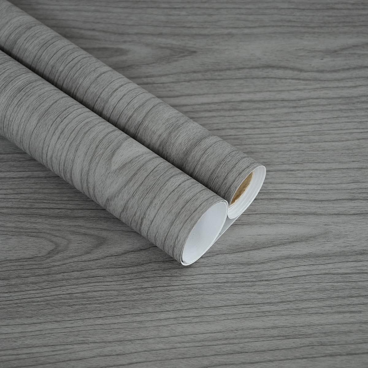 Papel tapiz autoadhesivo de madera, color gris, papel tapiz autoadhesivo para despegar y pegar, papel tapiz extraíble, textura de madera,