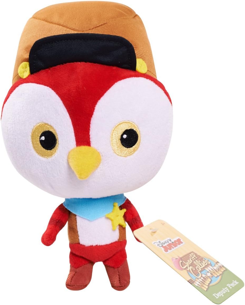 Disney Júnior Sheriff Callie’s Wild West – Puf de felpa de 8 pulgadas