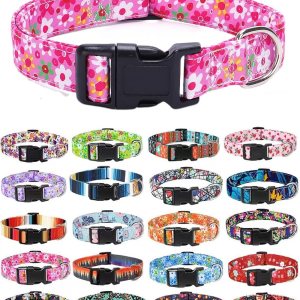 Moonpet Collares para perros pequeños, pequeños, medianos y grandes, unisex, diseño lindo para niños, niñas, collar para mascotas, suave, ajustable, Moonpet Collares para perros pequeños, pequeños, medianos y grandes, unisex, diseño lindo para niños, niñas, collar para mascotas, suave, ajustable,