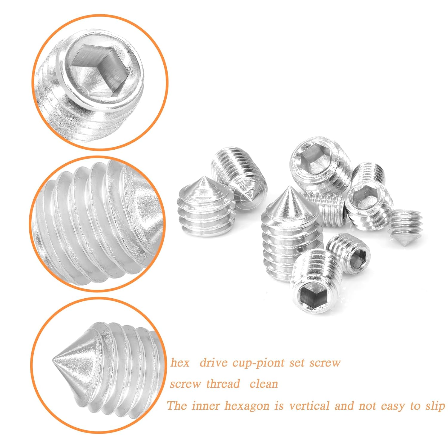 Juego de 290 tornillos métricos, juego de tornillos M8 M6 M5 M4 M3, tornillos hexagonales de acero inoxidable para accesorios de baño, manijas de
