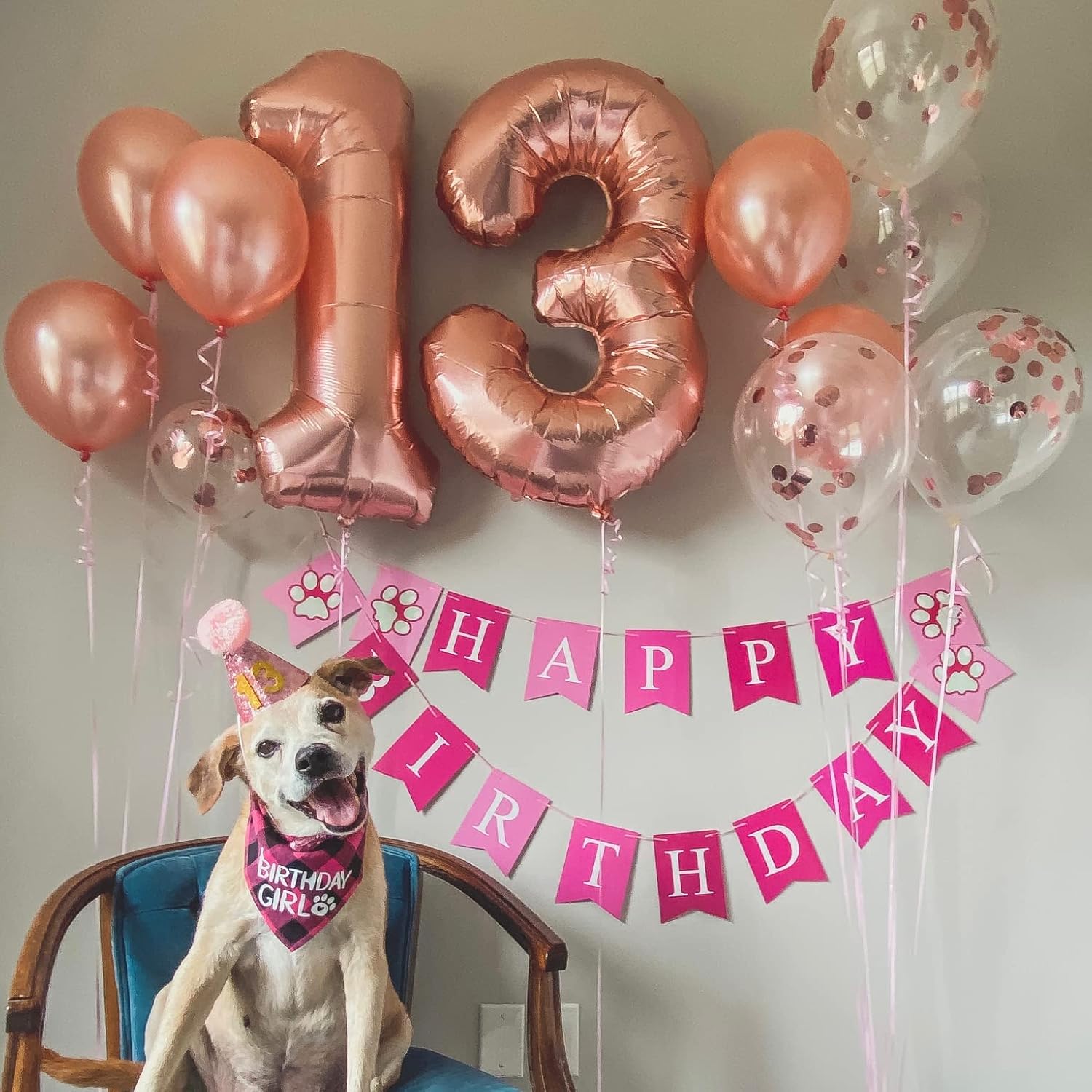 Globos de aluminio de Mylar de oro rosa con el número 18, globos gigantes de 40 pulgadas para niñas, globos de helio de número 1 y 8 de oro rosa