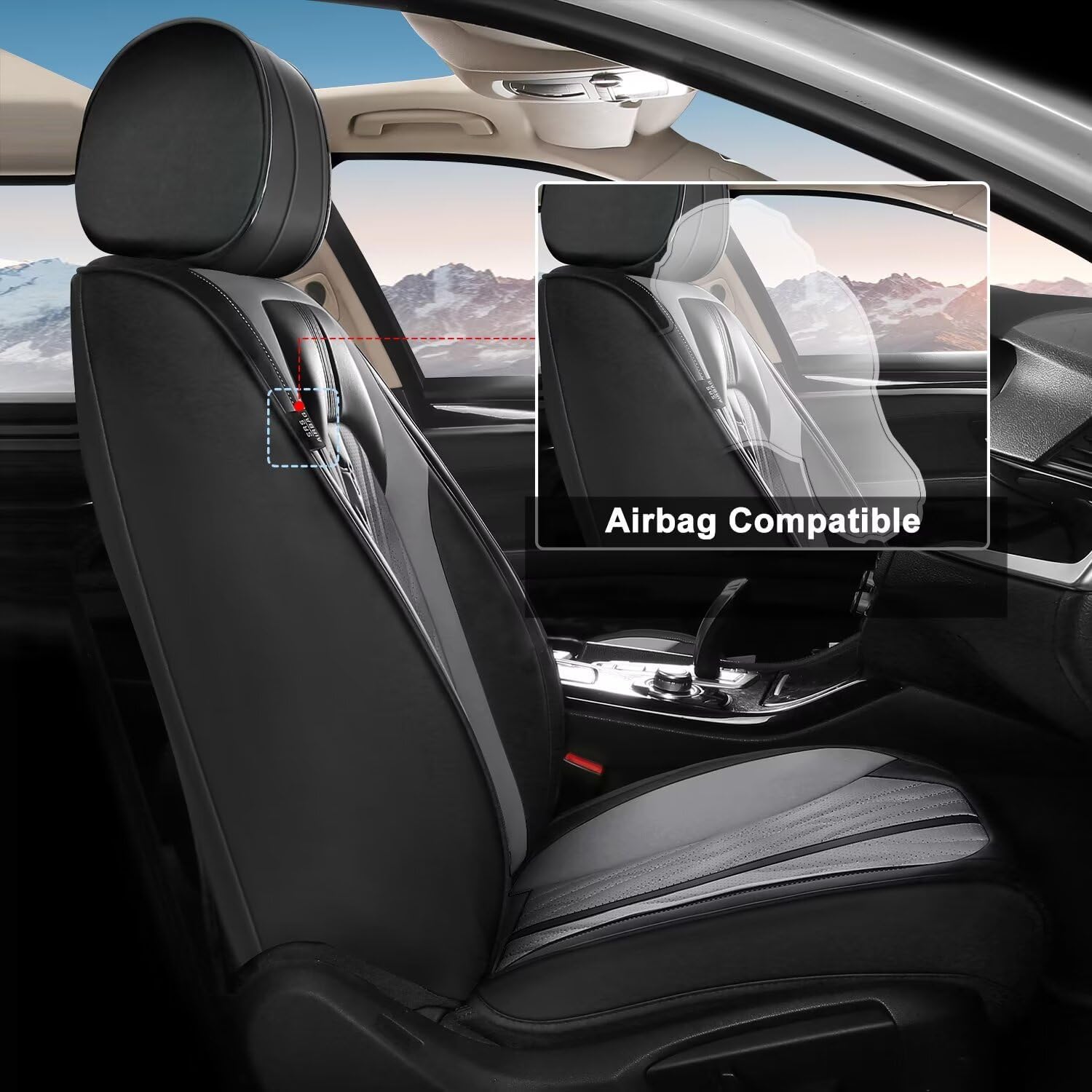 Juego completo de fundas de asiento para automóvil compatibles con Kia Optima 2002-2020, cojines de asiento de cuero para automóviles,