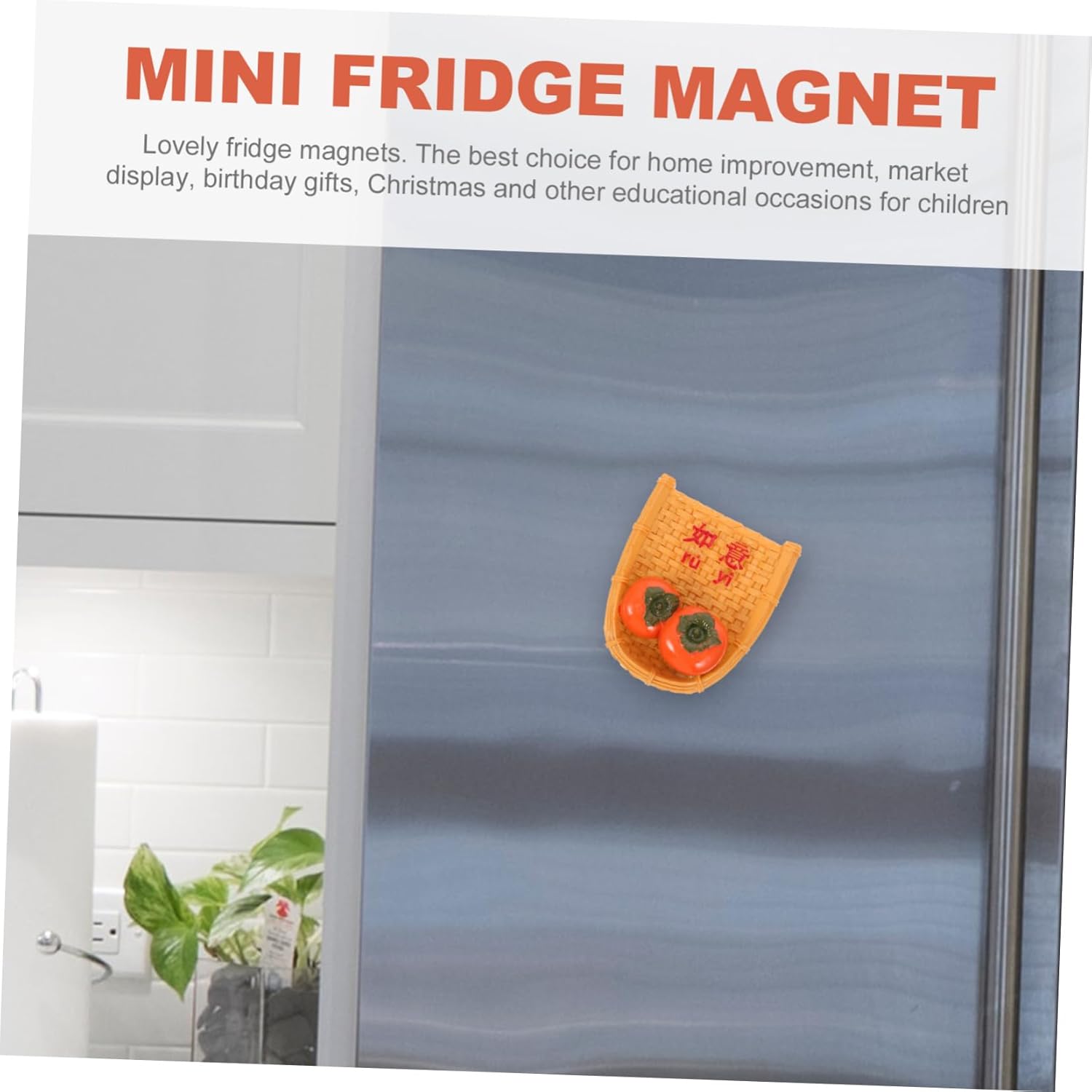 Safe Fridge Magnet Fridge Decor Photo Stickers Kitchen Refrigerator Magnet Fruit Refrigerator Magnet Office Magnets Chinese Style Magnet Kid Gifts