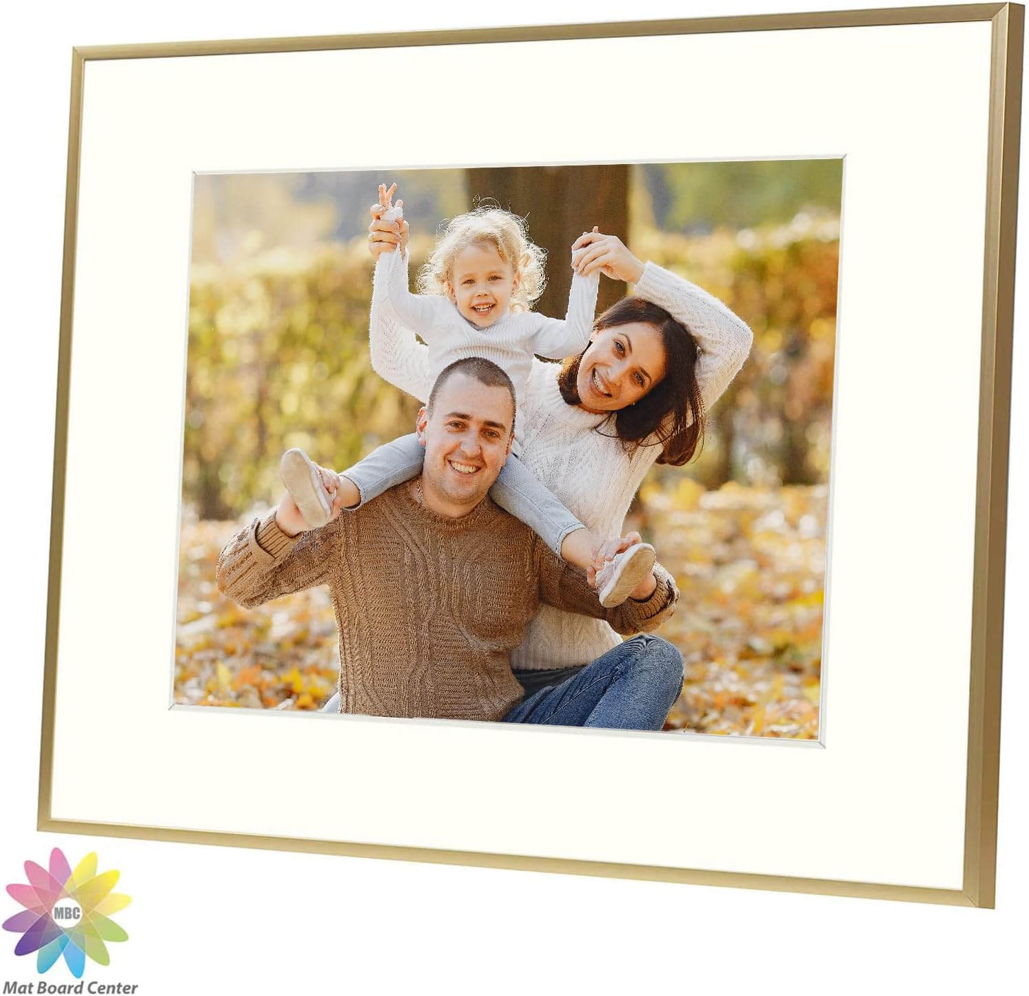 Mat Board Center – Juego de 3 marcos de fotos de aluminio de 16 x 20 pulgadas, para pared, para arte, impresiones, fotos, impresiones y más (color