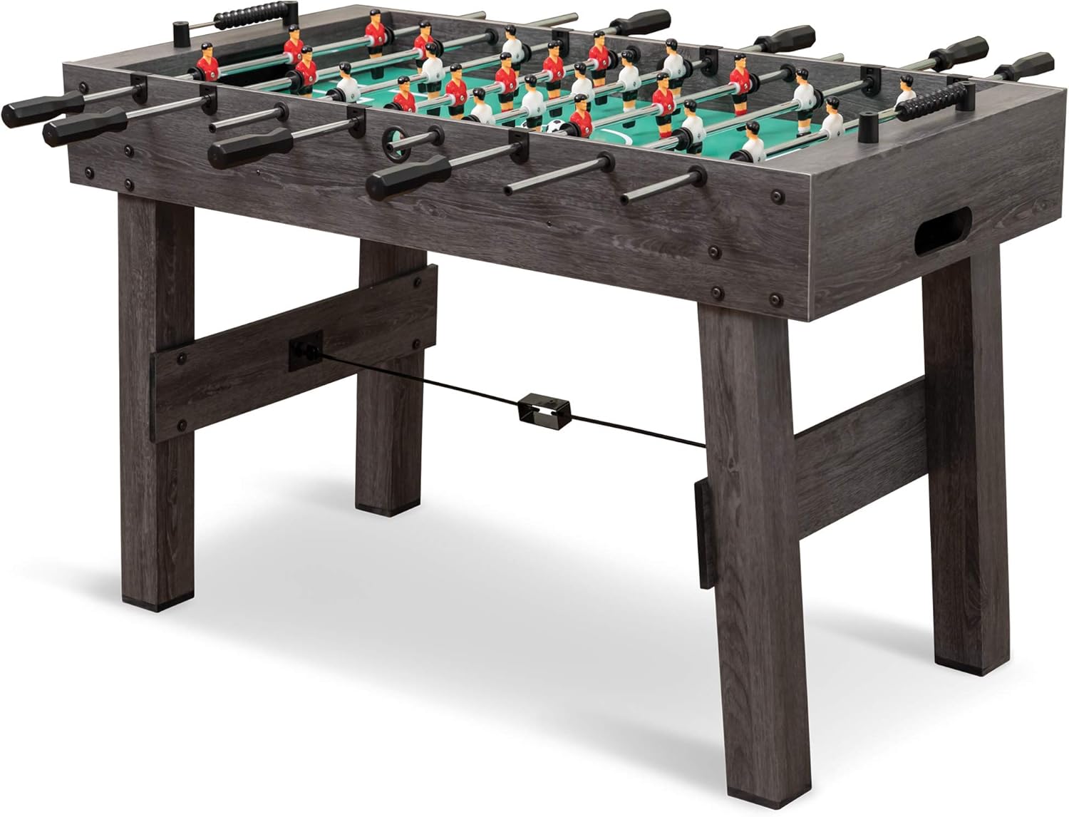 EastPoint Sports Classic Sport – Mesa de futbolín Fairmont de tamaño mediano de 48 pulgadas, fácil instalación, color gris