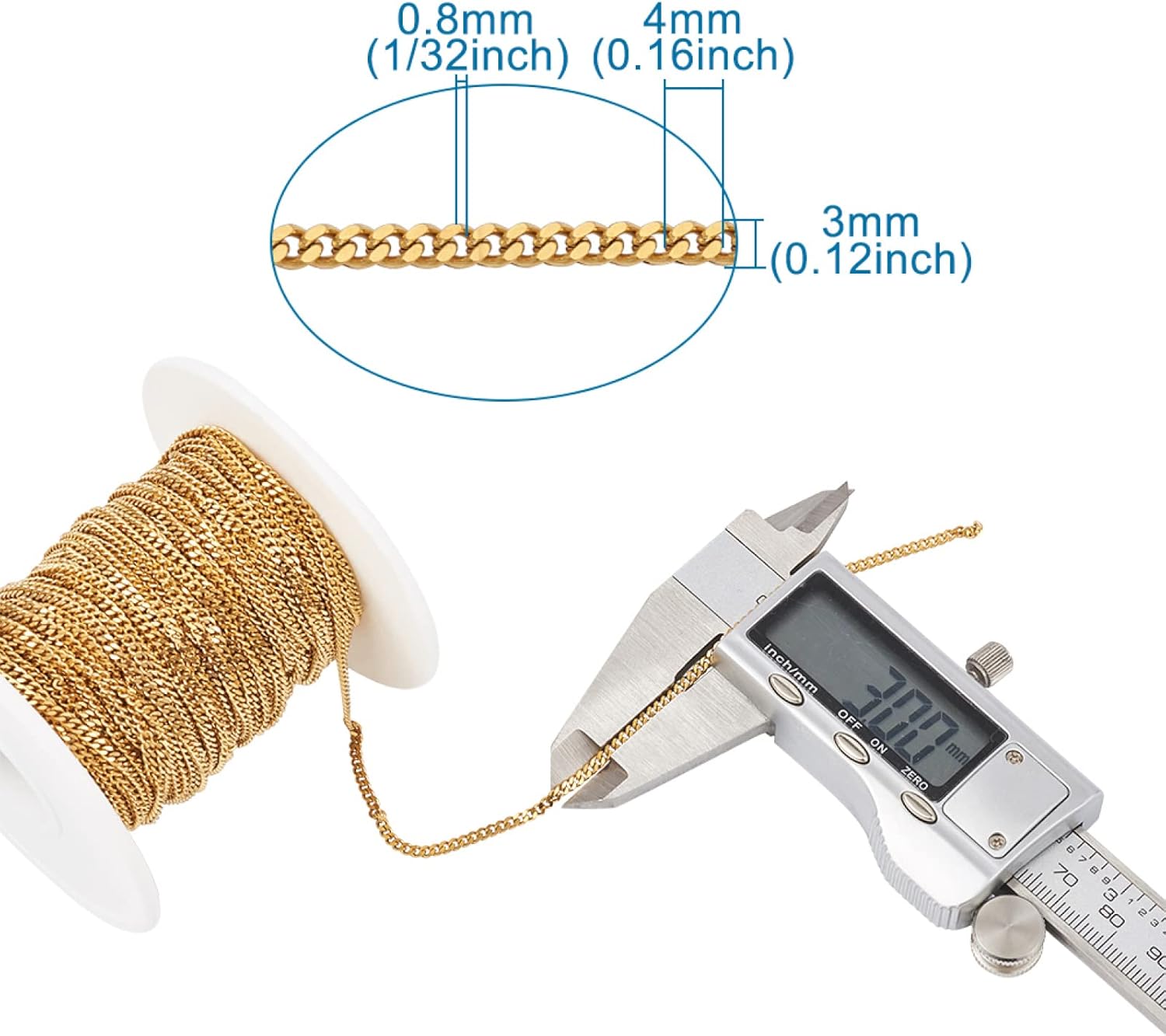 Cadenas para hacer joyas de bricolaje