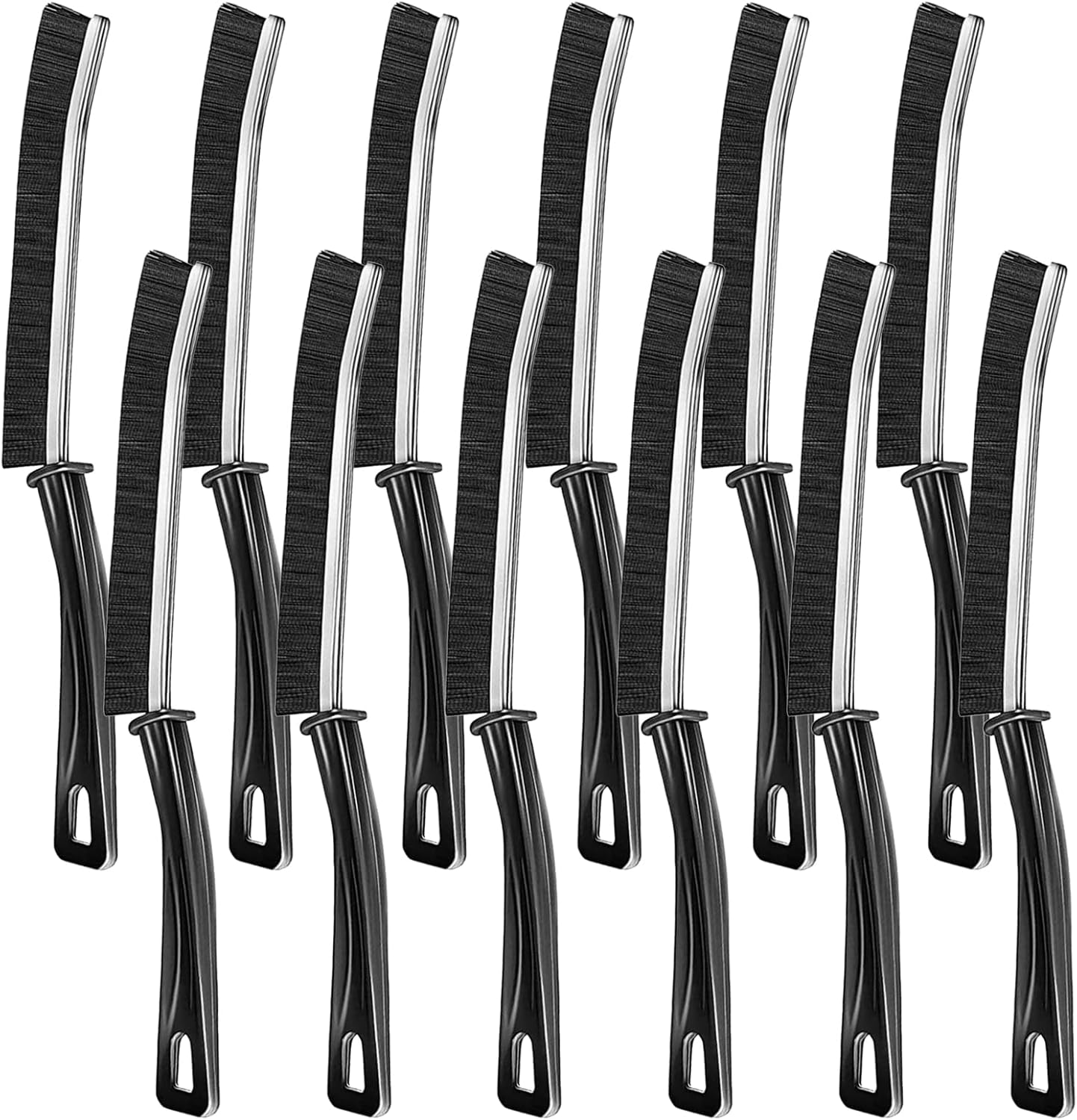 12 cepillos de limpieza de hendiduras, herramienta multifuncional 2023 para limpieza de huecos, cepillo de limpieza de huecos para baño, cocina,