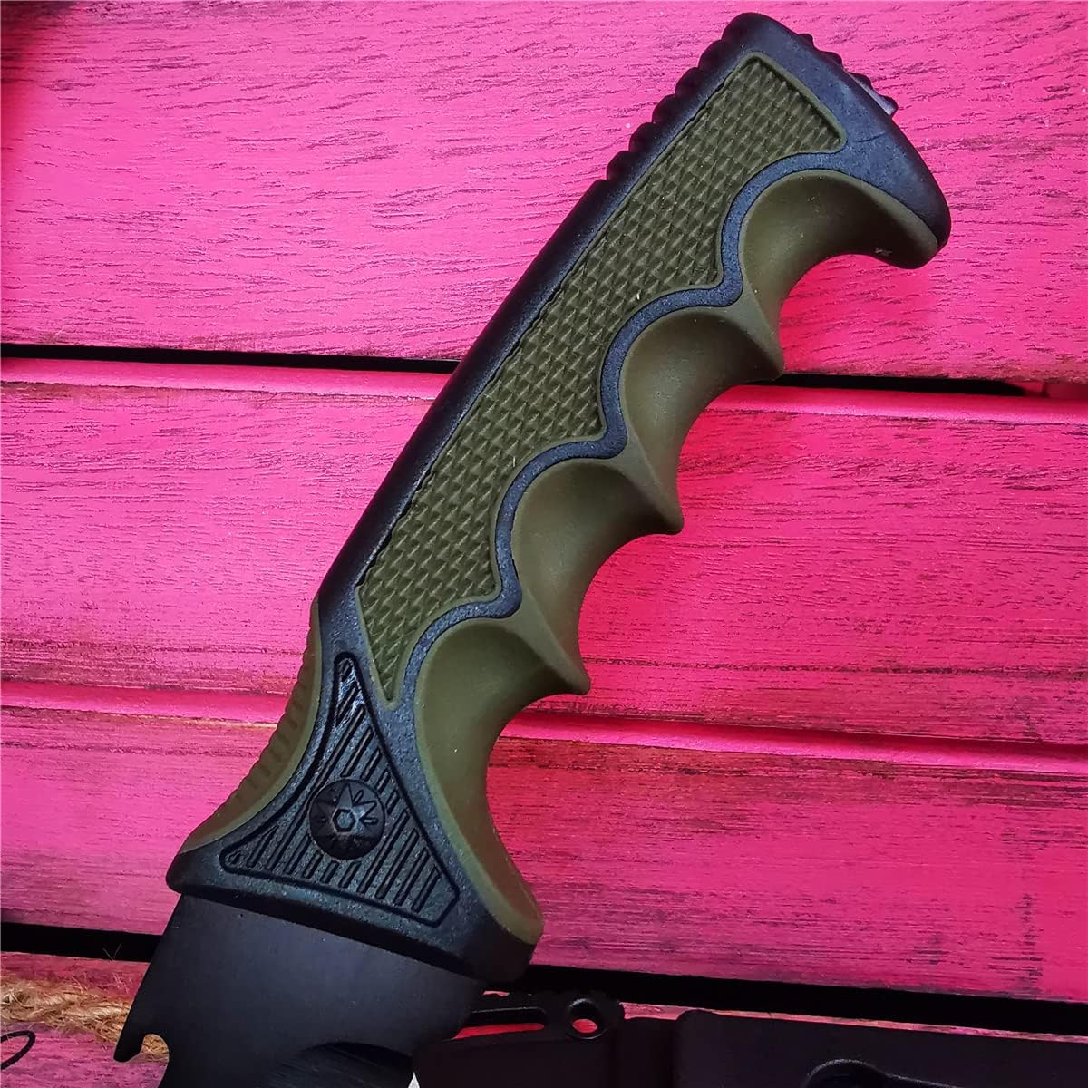 Doom Blade Cuchillo de hoja fija tipo karambit con funda para campamento, caza, pesca y supervivencia (tipo 2)