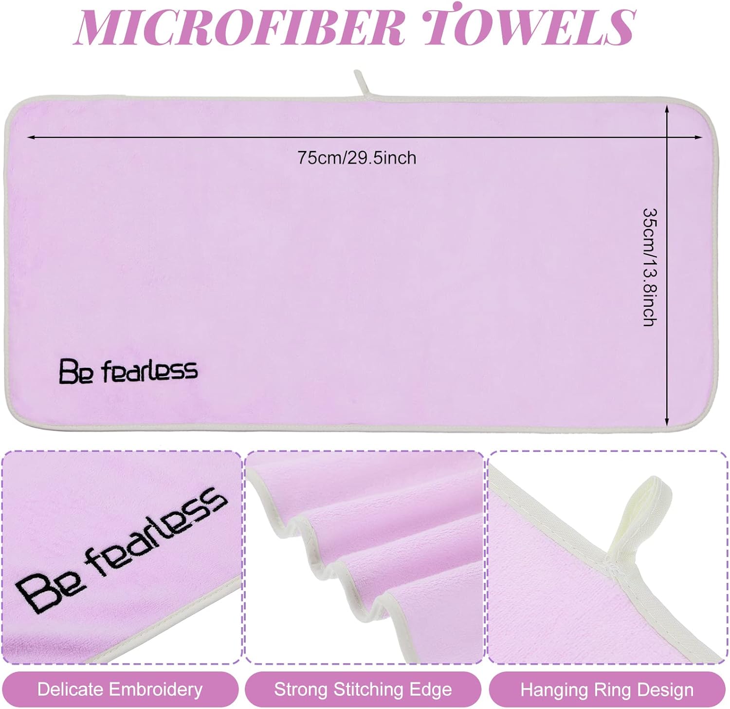 Peryiter 24 toallas de gimnasio para sudar de 30 x 14 pulgadas, toalla deportiva de microfibra para hombres y mujeres, toallas de entrenamiento