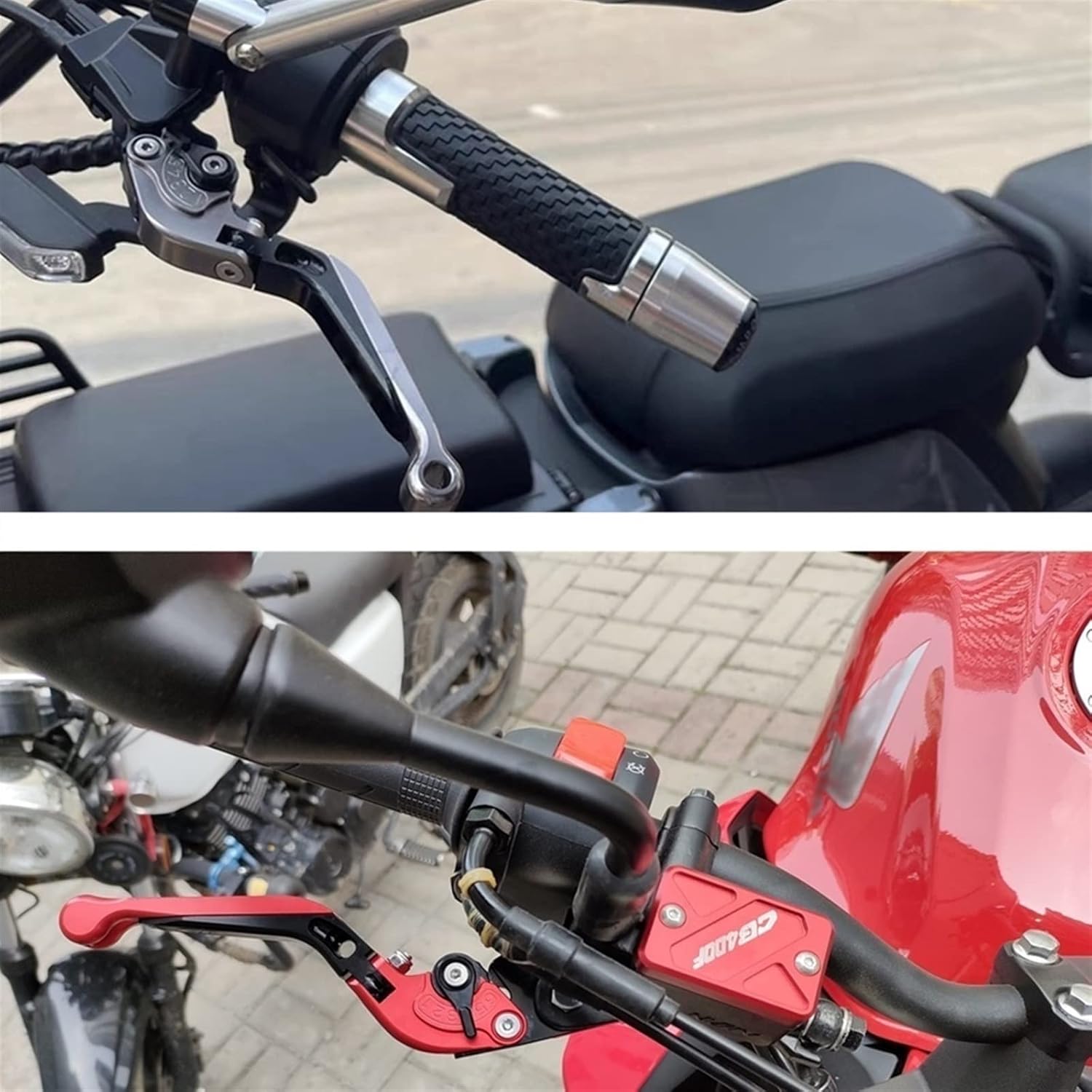 Para Suzuki DL1000 V-Strom DL 1000 VSTROM 2002-2016 – Palancas de embrague de freno extensibles plegables ajustables con logotipo CNC accesorios