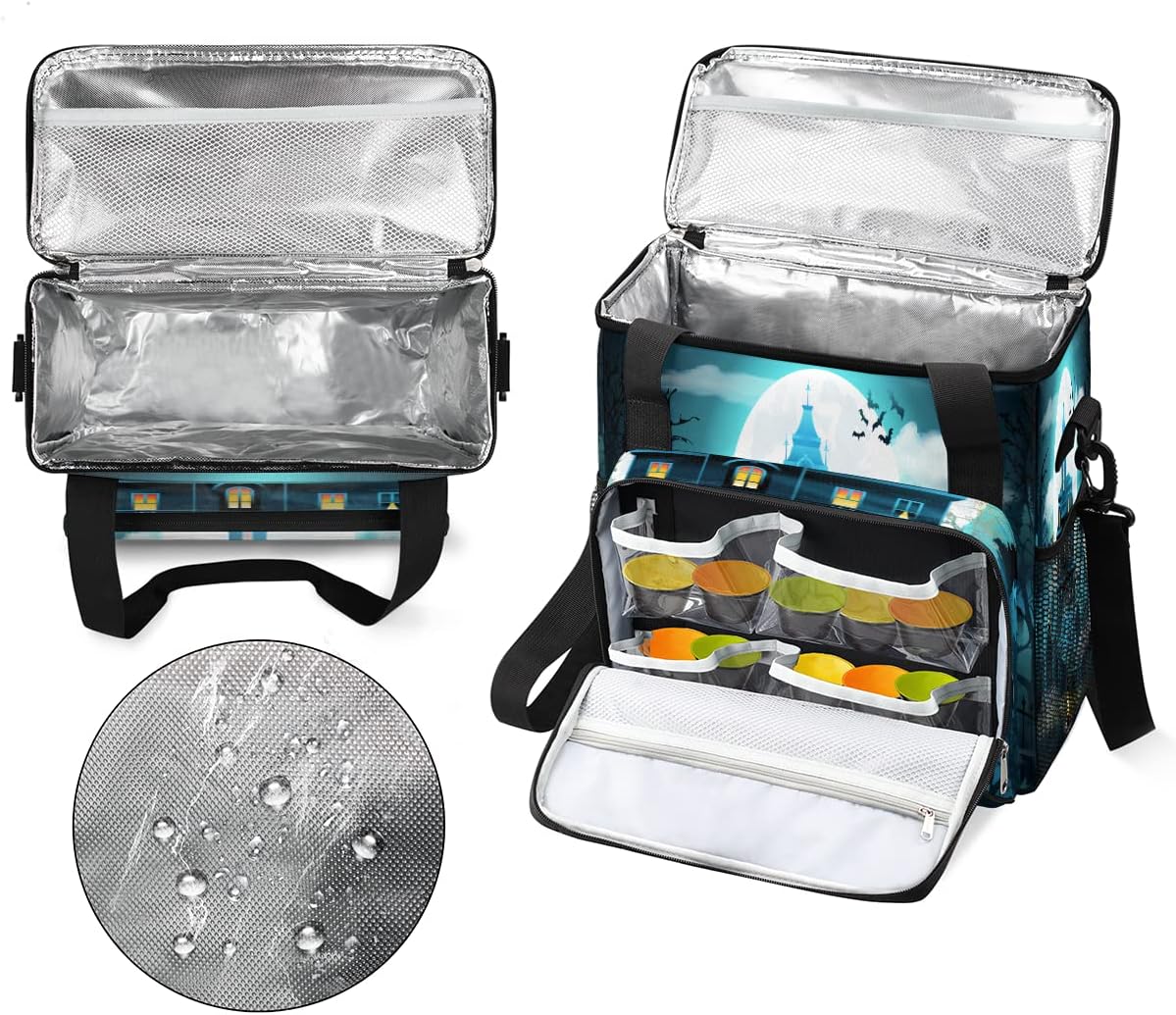 Bolsa de almacenamiento de viaje compatible con Keurig K-Mini o K-Mini Plus portátil de una sola porción con bolsillos para cápsulas K-Cup K-Cup