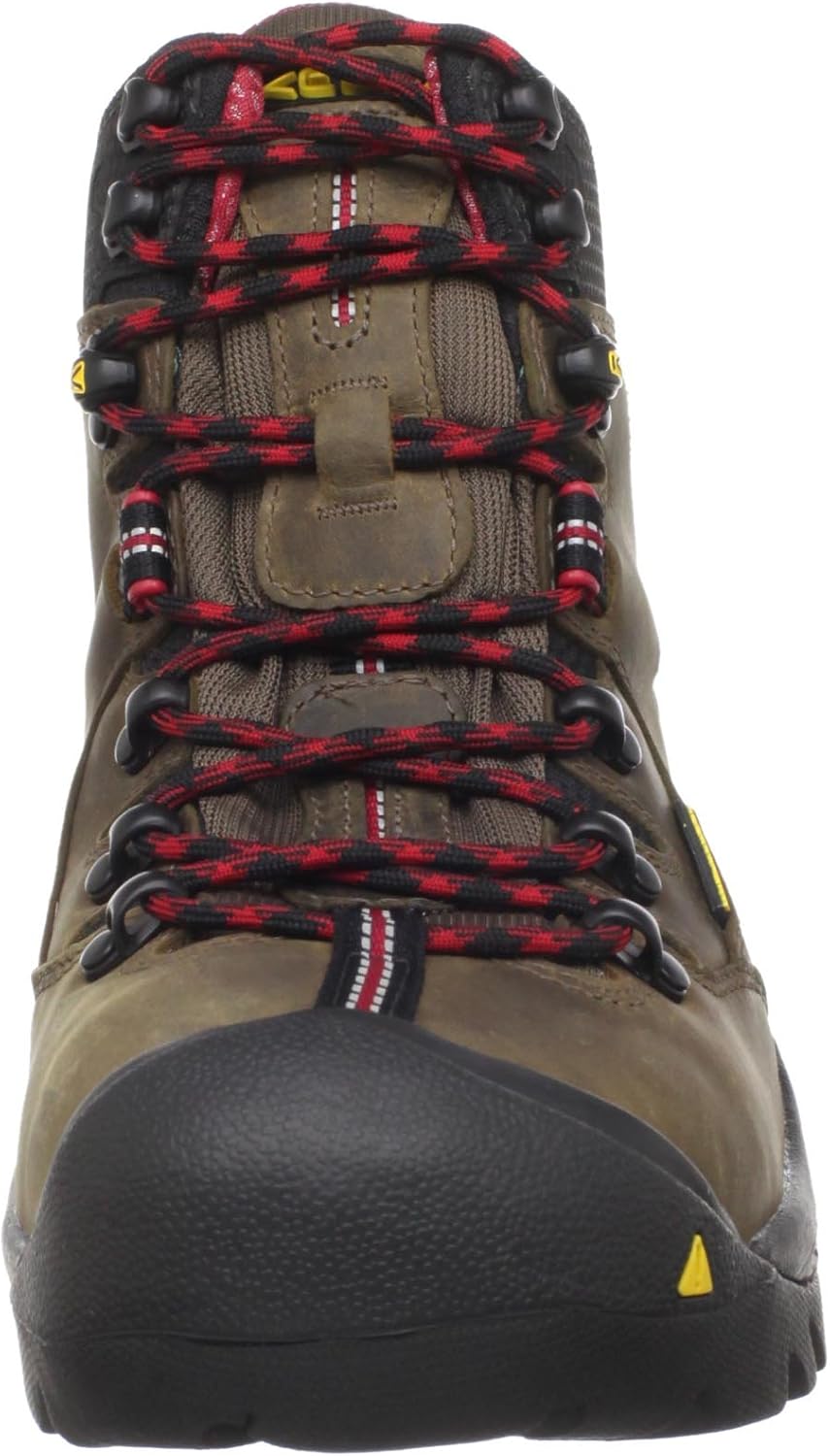KEEN Utility Botas de trabajo Pittsburgh de cuero impermeables con punta de acero para hombre de 6 pulgadas