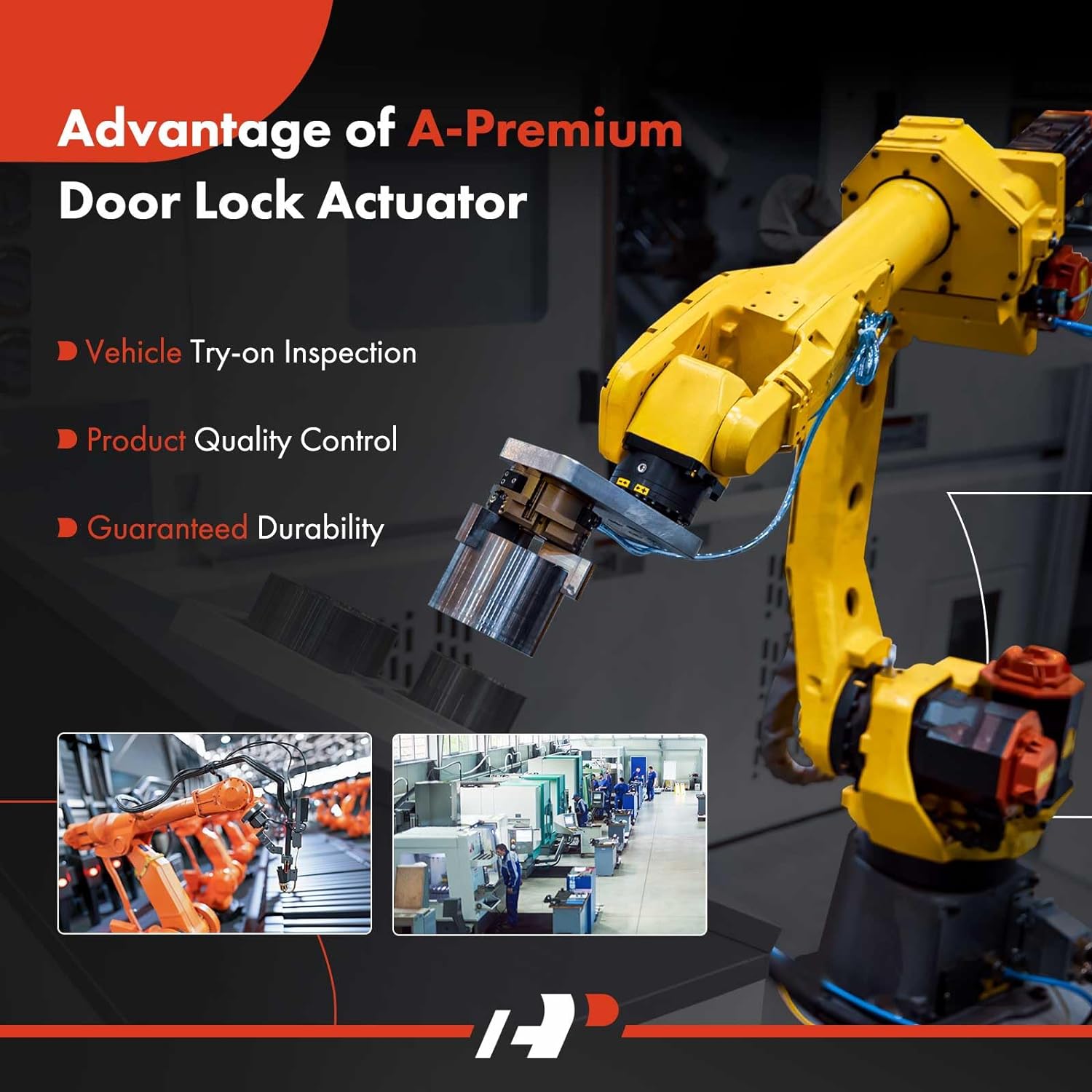 A-Premium Actuador de pestillo de bloqueo de puerta compatible con vehículos Ford  F-250 Super Duty 2017-2022, F-350 Super Duty 2017-2022  Lado