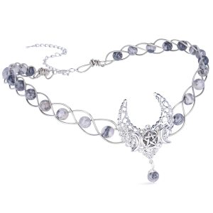 CoTeeZa Circlet Headpiece Viking Celtic Silver Fairy Crown Handmade Medieval Moon Headband Tiara Crystal Braided Cosplay Wreath Costume Hair CoTeeZa Circlet Headpiece Viking Celtic Silver Fairy Crown Handmade Medieval Moon Headband Tiara Crystal Braided Cosplay Wreath Costume Hair