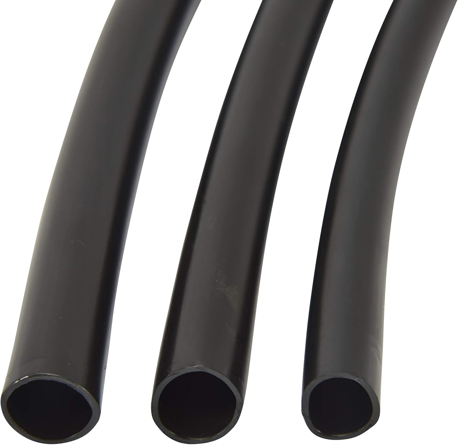 Raindrip Tubo de suministro de polietileno negro de 58 pulgadas (500 pies) y Rain Bird Tubo de distribución en blanco de 14 pulgadas (T22-250S)