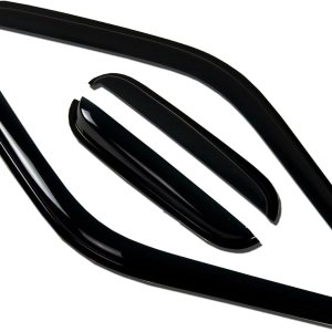 TuningPros WV-846 – Deflector de visera de ventana, protector de lluvia, color humo oscuro, juego de 4 piezas TuningPros WV-846 – Deflector de visera de ventana, protector de lluvia, color humo oscuro, juego de 4 piezas