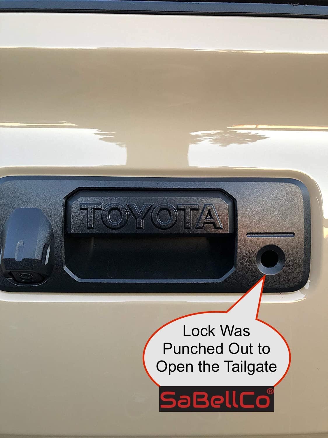 Cerradura antirrobo de 2016 a 2023 (actual) fabricada en Estados Unidos v3.0 – Cerradura antirrobo – Negro – para Toyota Tacoma (versión actualizada)