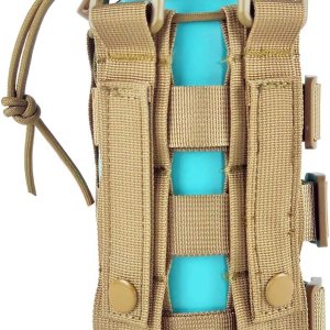 Molle Water Fuel Bottle Holder, Adjustable Tactical Pouch fits up to 1800ml  64oz Bottles, for Outdoor Sports Camping Hiking Riding, mounts to Molle Molle Water Fuel Bottle Holder, Adjustable Tactical Pouch fits up to 1800ml  64oz Bottles, for Outdoor Sports Camping Hiking Riding, mounts to Molle