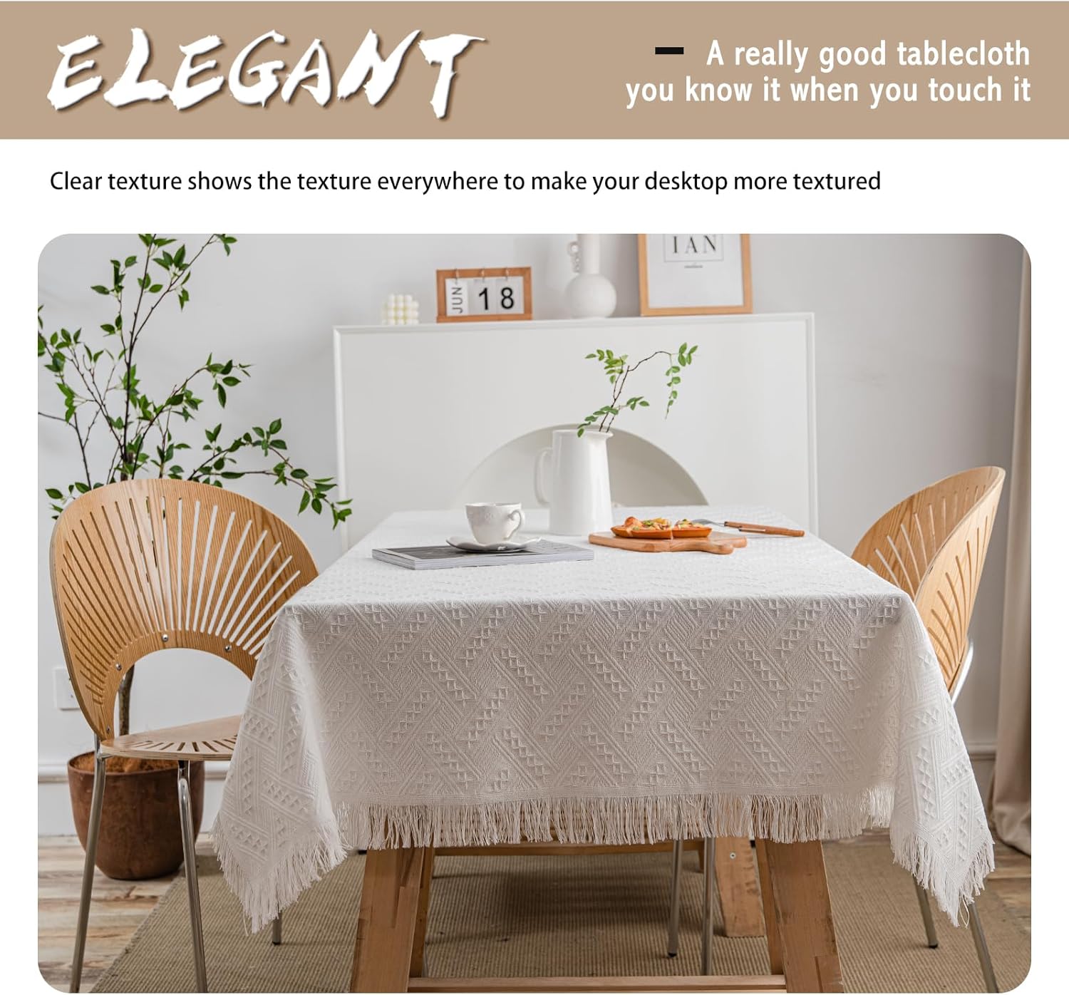 Mantel rectangular de encaje para mesa de fiesta al aire libre, mantel blanco para mesa rústica, granja, cocina, mesa de café, manteles redondos de