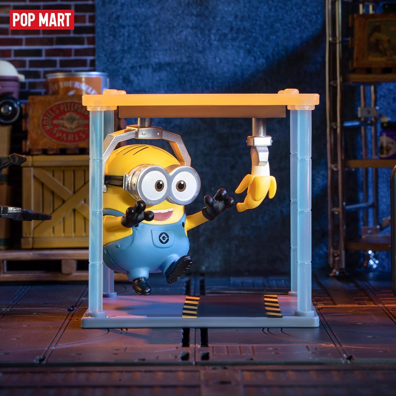 POP MART, Minions – Base secreta, figura de acción, juego de 99, juguetes de colección, caja al azar, regalo para cumpleaños, Navidad, fiestas,