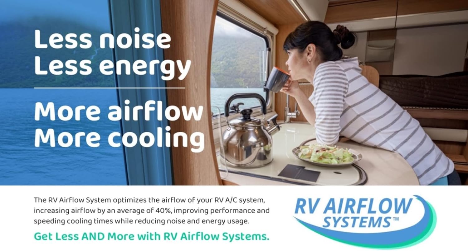 para el aire acondicionado montado en la parte superior del techo GE aumente el volumen de aire de su aire acondicionado a su RV caliente,