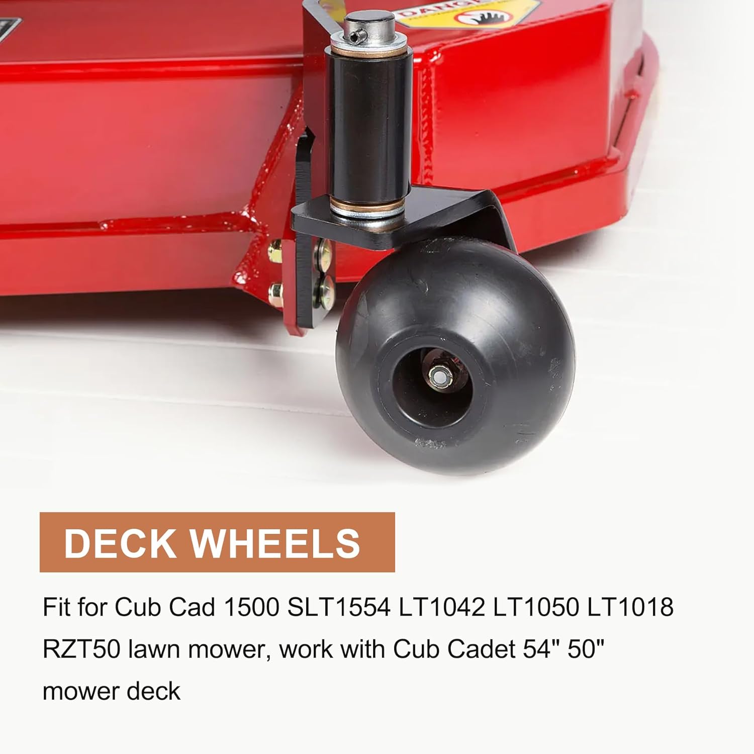 Mower Deck Wheels 133957 532133957 Replace for AYP Husqvarna 532174873 589527301, MTD 174873 734-3058, Cub Cadet 753-04856A Lawn Tractors and Zero
